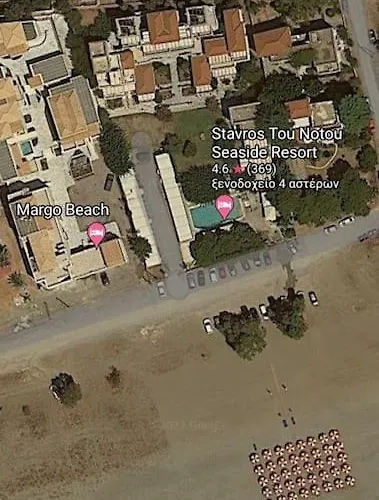 Апартаменты παραλιακό με αυλή, πλήρως εξοπλισμένο *