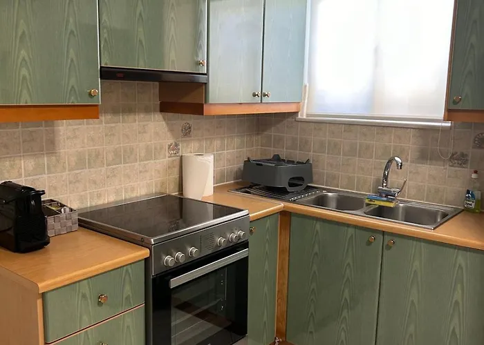 Apartamento Mavrovouni House παραλιακό με αυλή, πλήρως εξοπλισμένο